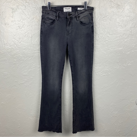 Frame denim le crop mini boot jeans size 26 - Picture 3 of 10